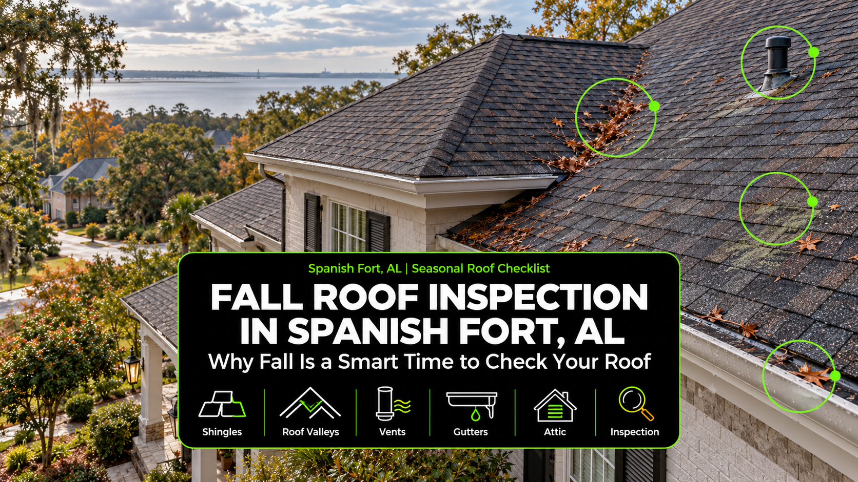 Why Fall Is a Good Time to Check Your Roof in Spanish Fort, AL