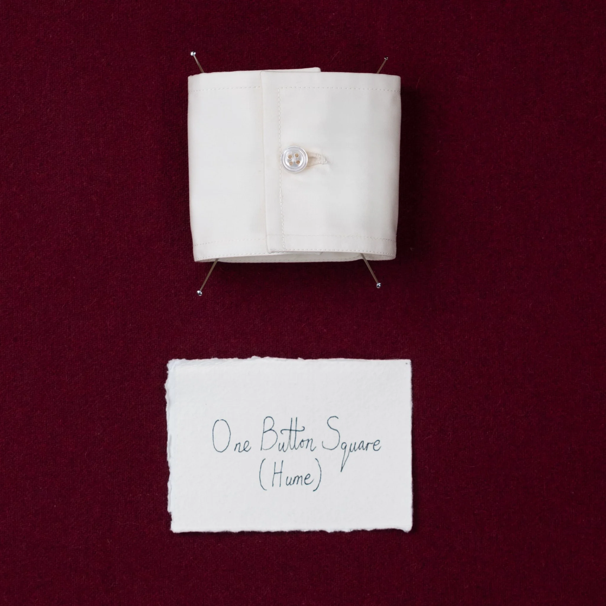Hume
One Button
Square,
A signifier of a hume shirt this cuff can
feel at home at the office, on a night out,
or even to the beach. The depth and shape
of this design sits somewhere between the
contemporary and the classic making it
versatile in ever