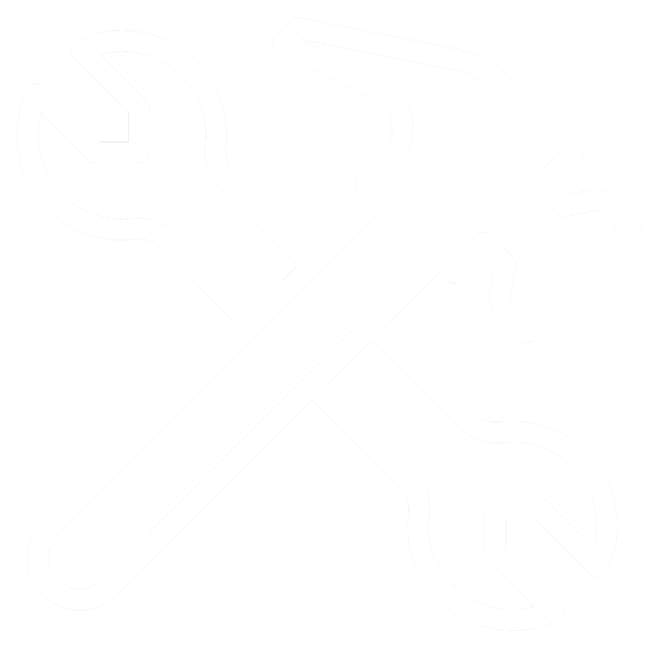 Hammer and wrench icon representing the small business operational foundation build process.