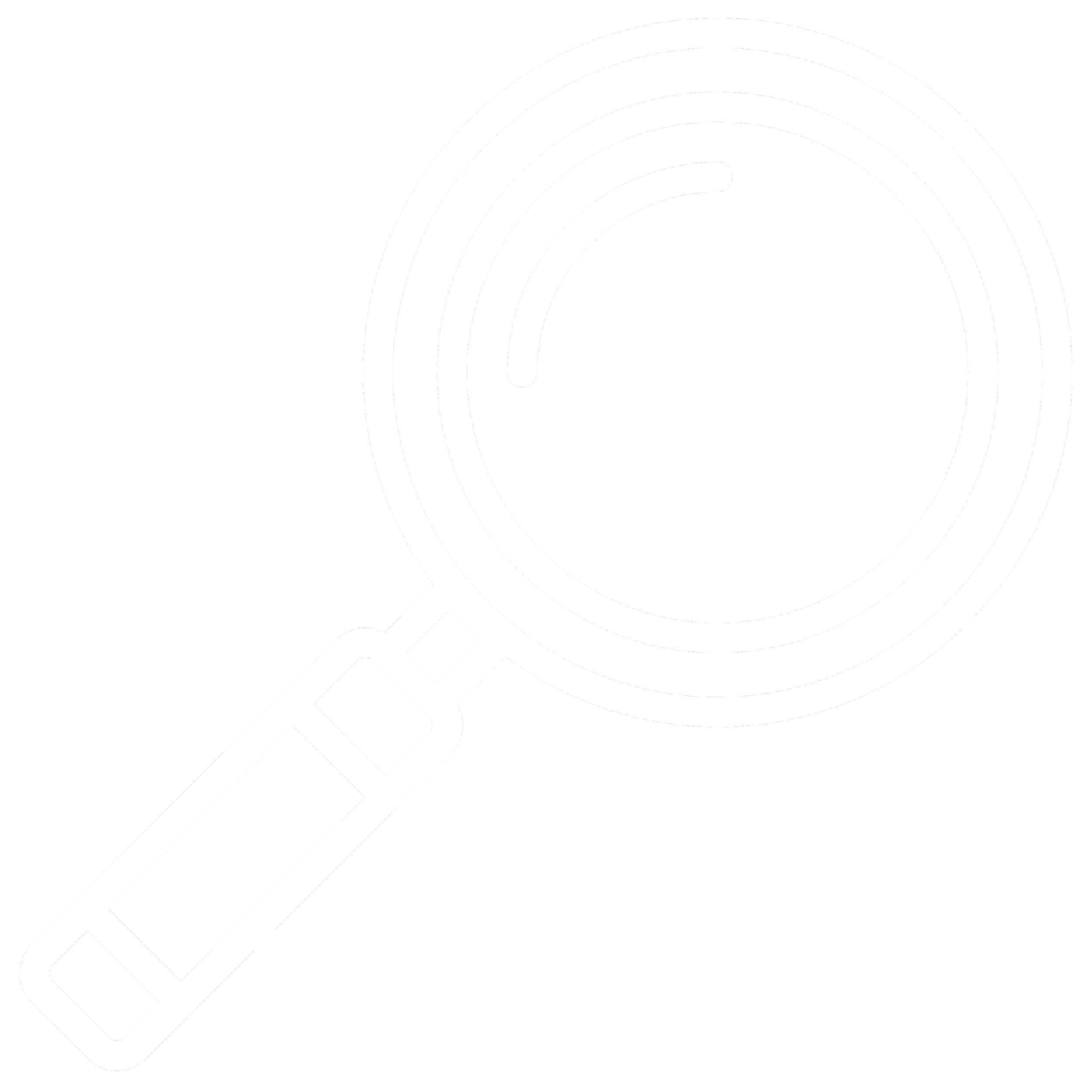Magnifying glass icon representing the small business operations and systems audit process