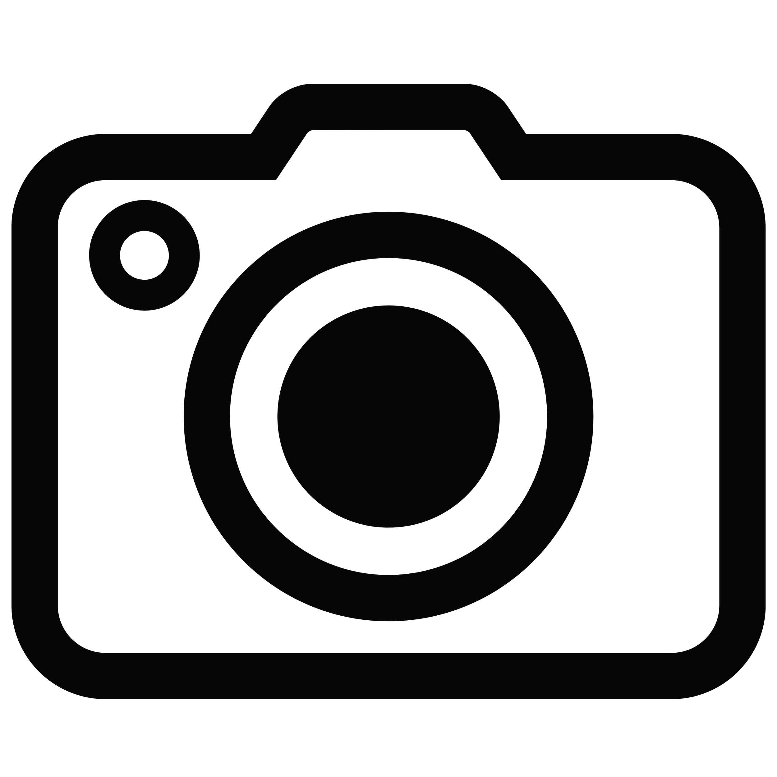 Camera outline icon representing the professional branding photography add-on for monthly operations partners
