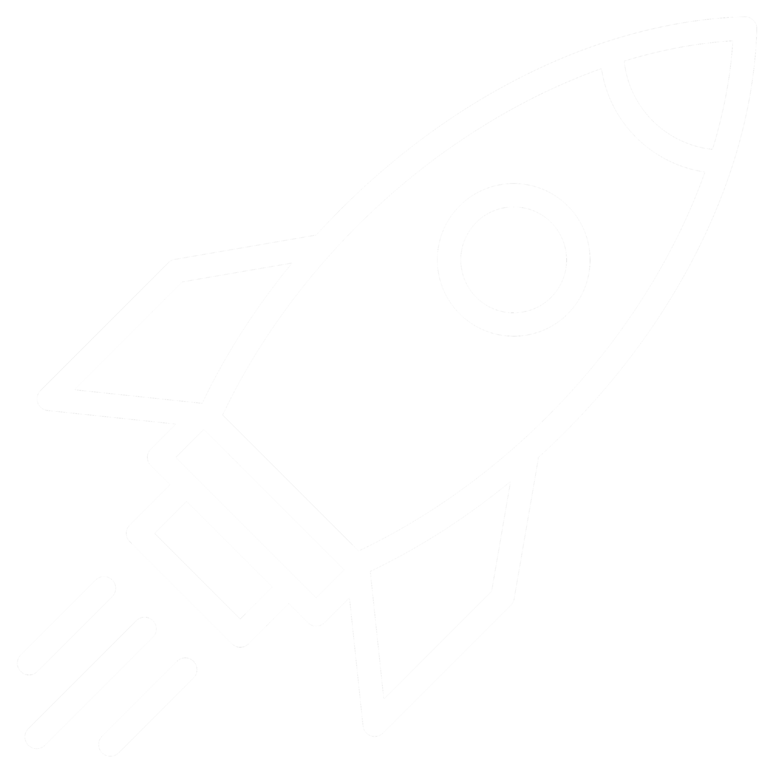 Rocket ship icon representing the Squarespace website launch process for small businesses.
