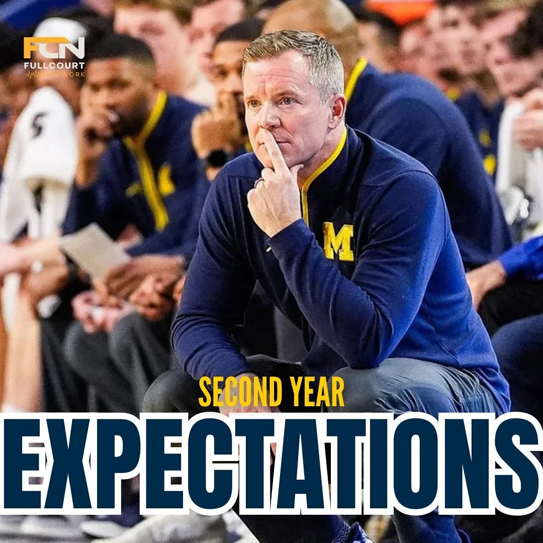 What can people expect from year 2 of the @umichbball @coachdustymay era? Check out this snippet from the latest Full Court Press and click the link in our profile to listen or watch this exciting episode. #goblue #michiganwolverines #michiganbasketb