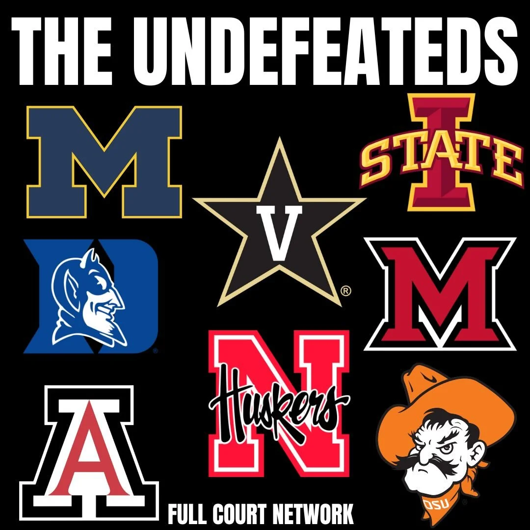 The Undefeated and these teams are playing really really good ball. Follow us @fullcourtnetwork for all your college basketball content.
#collegebasketball #ncaabasketball #collegehoops #ncaab #ckb #cbb #undefeated #michiganbasketball #ncaaf