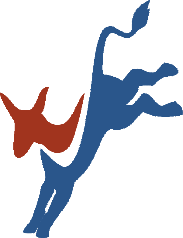 Democratic Donkey Logo - Montana