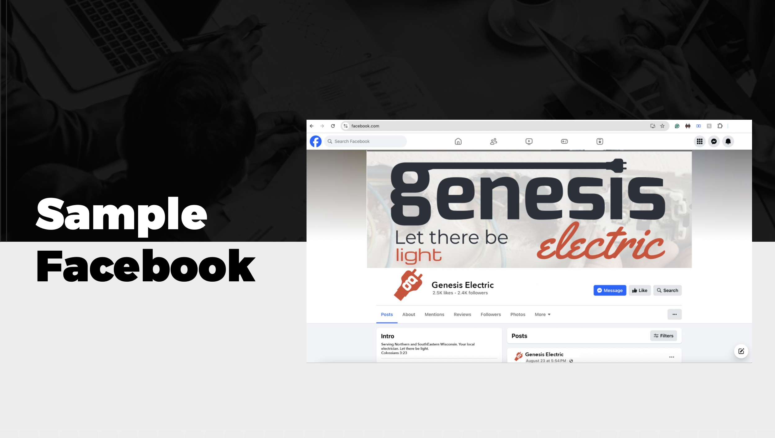 Facebook Page