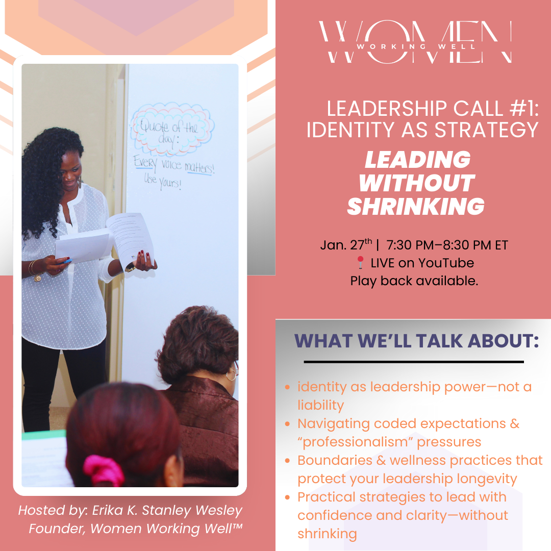 Identity as Strategy: Leading Without Shrinking (Live Leadership Call)
