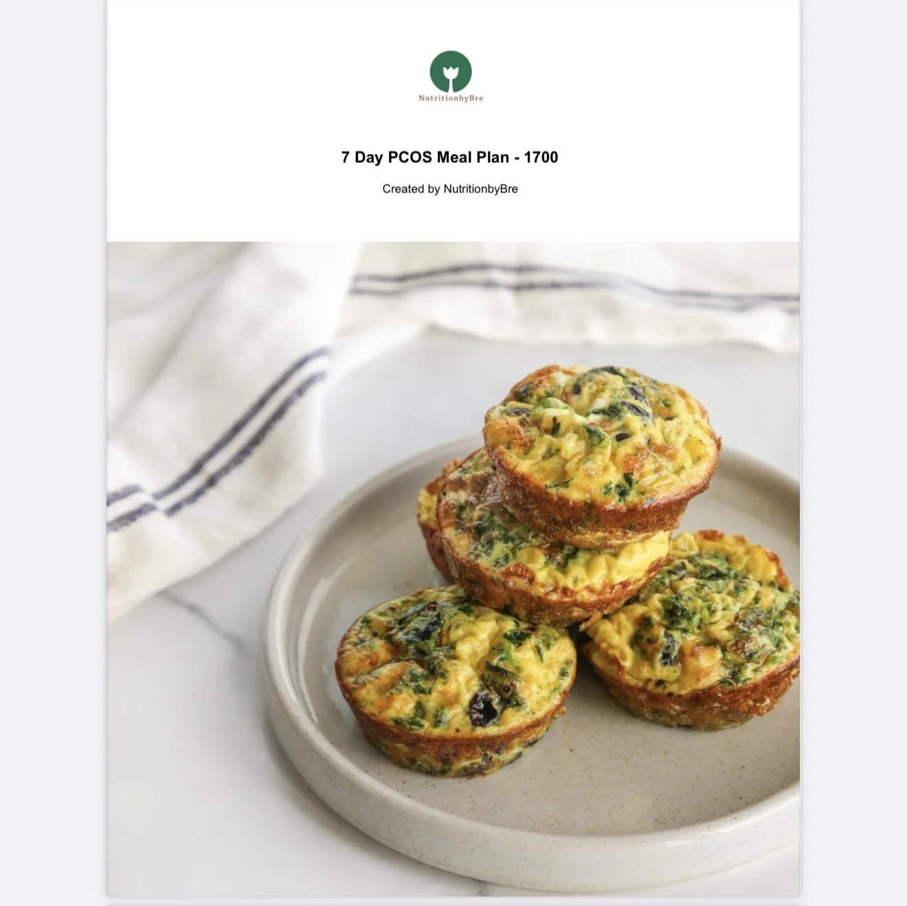 7-day 1700 calorie PCOS meal plan free PDF with easy and balanced recipes