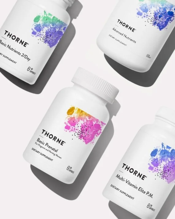 Thorne evidence-based vitamins & supplements for wellness, purity and science-backed health support