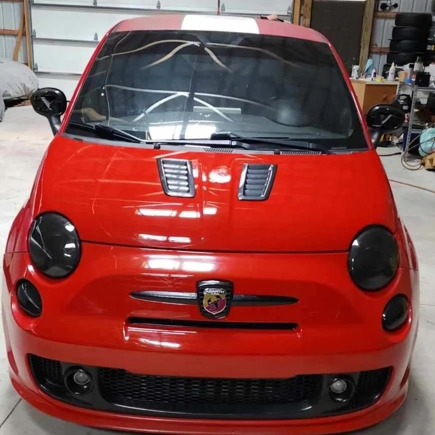 Dark Smoke Luxe Auto Concepts Light Wrap for this little 280hp 1 of 18 built Fiat Abarth

419-202-1513  Text OR Call us
www.acevinylwraps.com
acevinylwrapsdetailing@gmail.com
Facebook: @AceVinylWraps&amp;Detailing
Instagram: @ace_vinyl_wraps 

#tint 