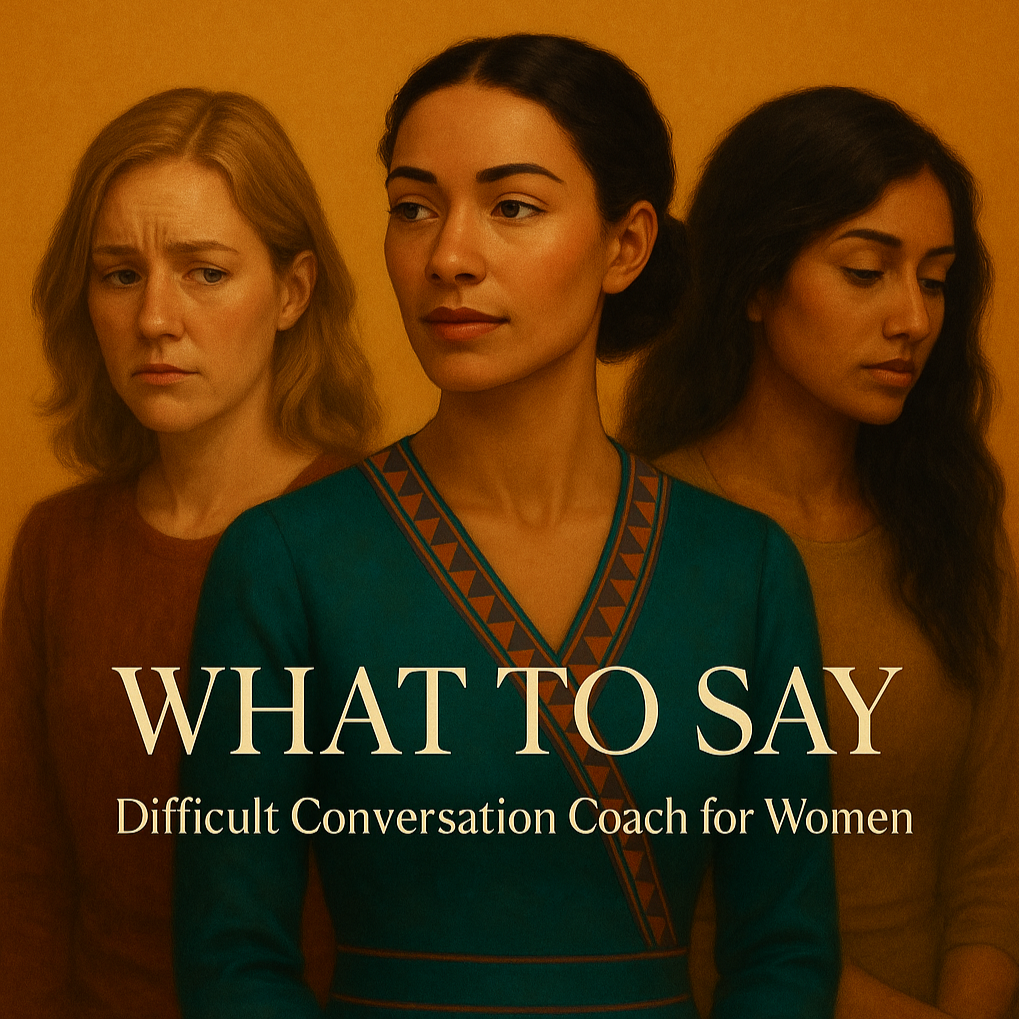 3 women & Difficult conversation coach