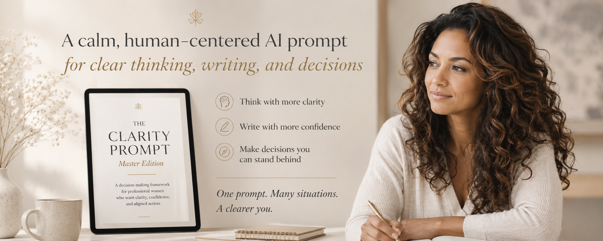 clarity prompt user female
