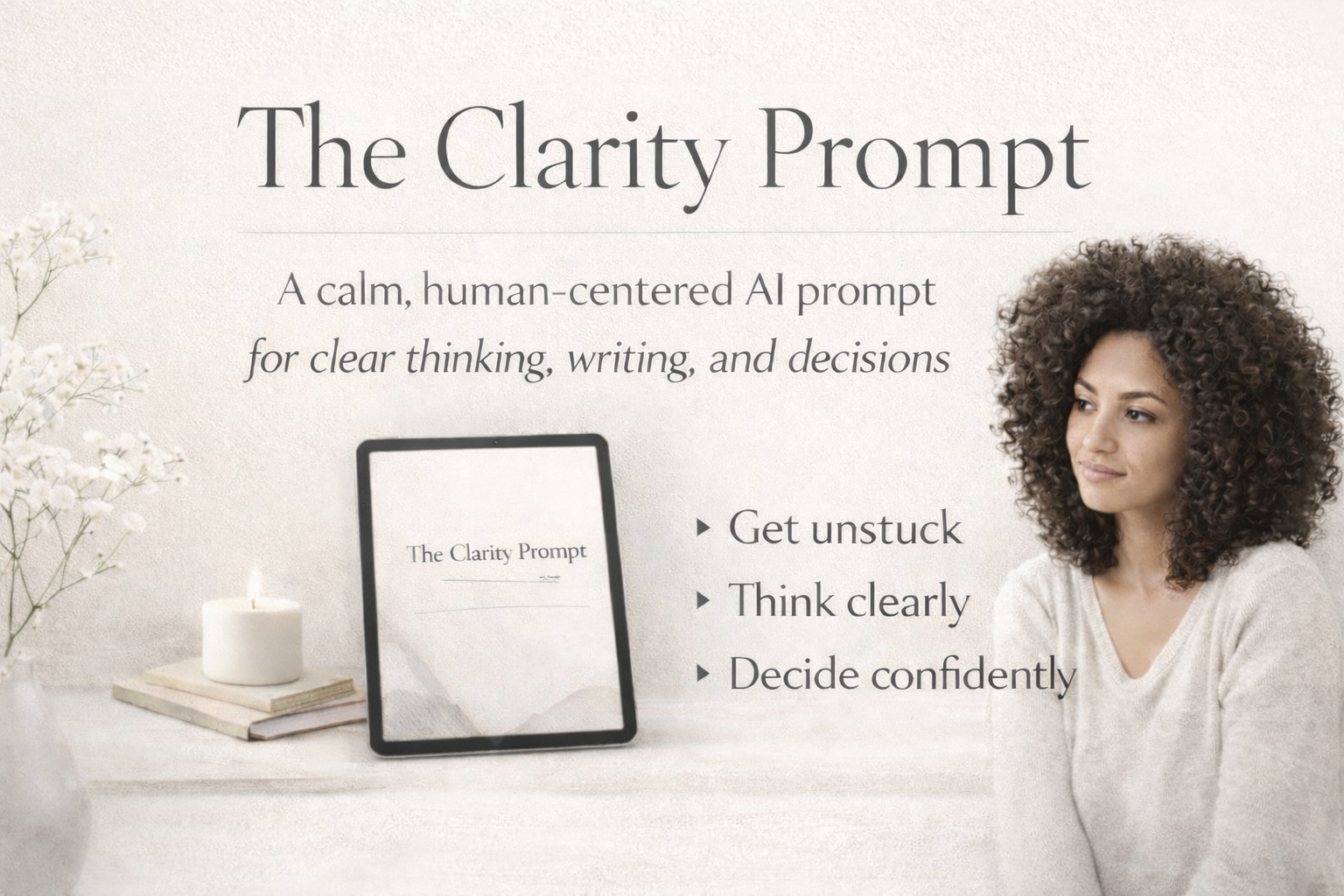 The Clarity Prompt Bundle (includes the Clarity Prompt Reflection Journal)