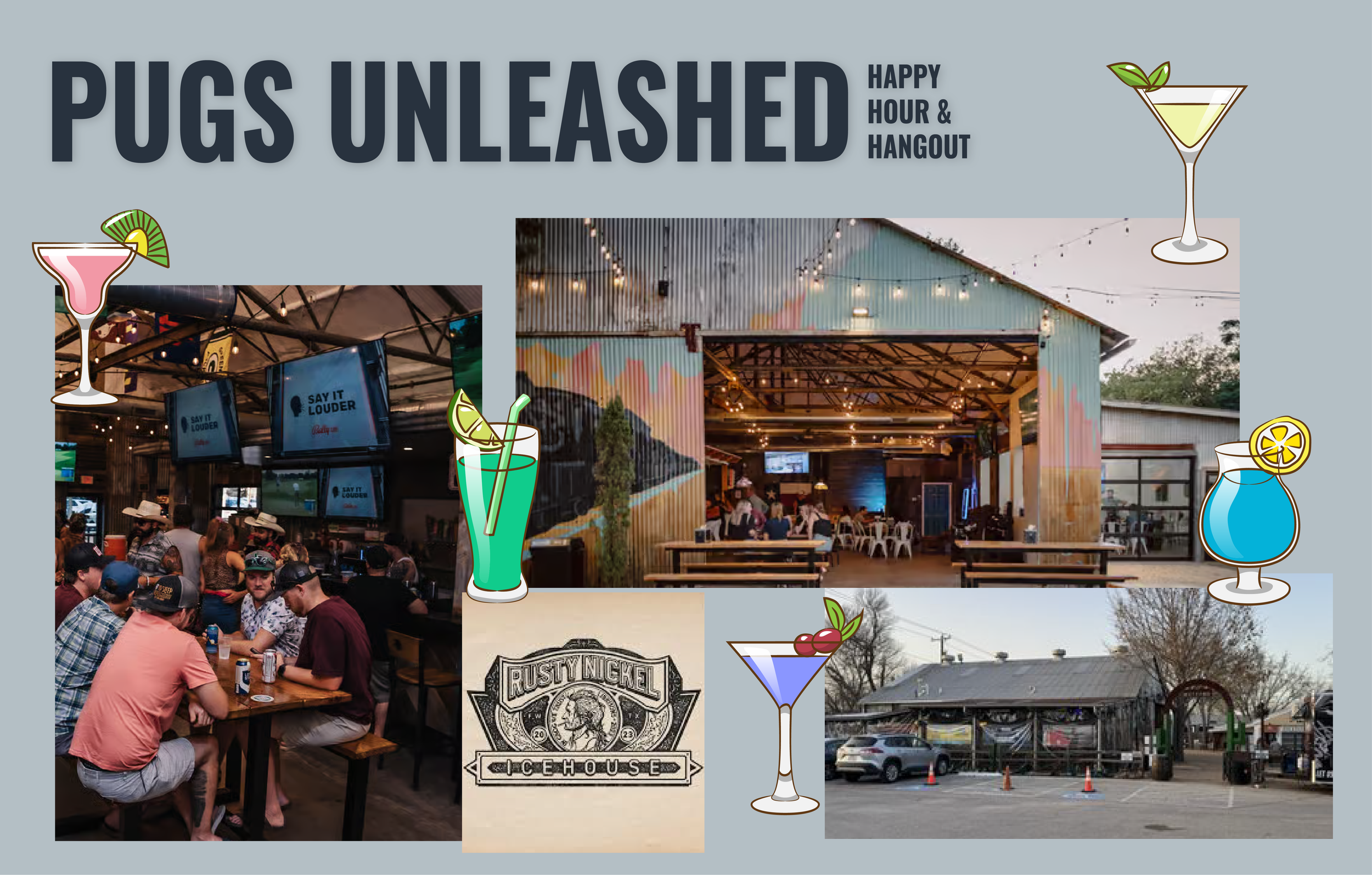 Pugs Unleashed Happy Hour & Hangout