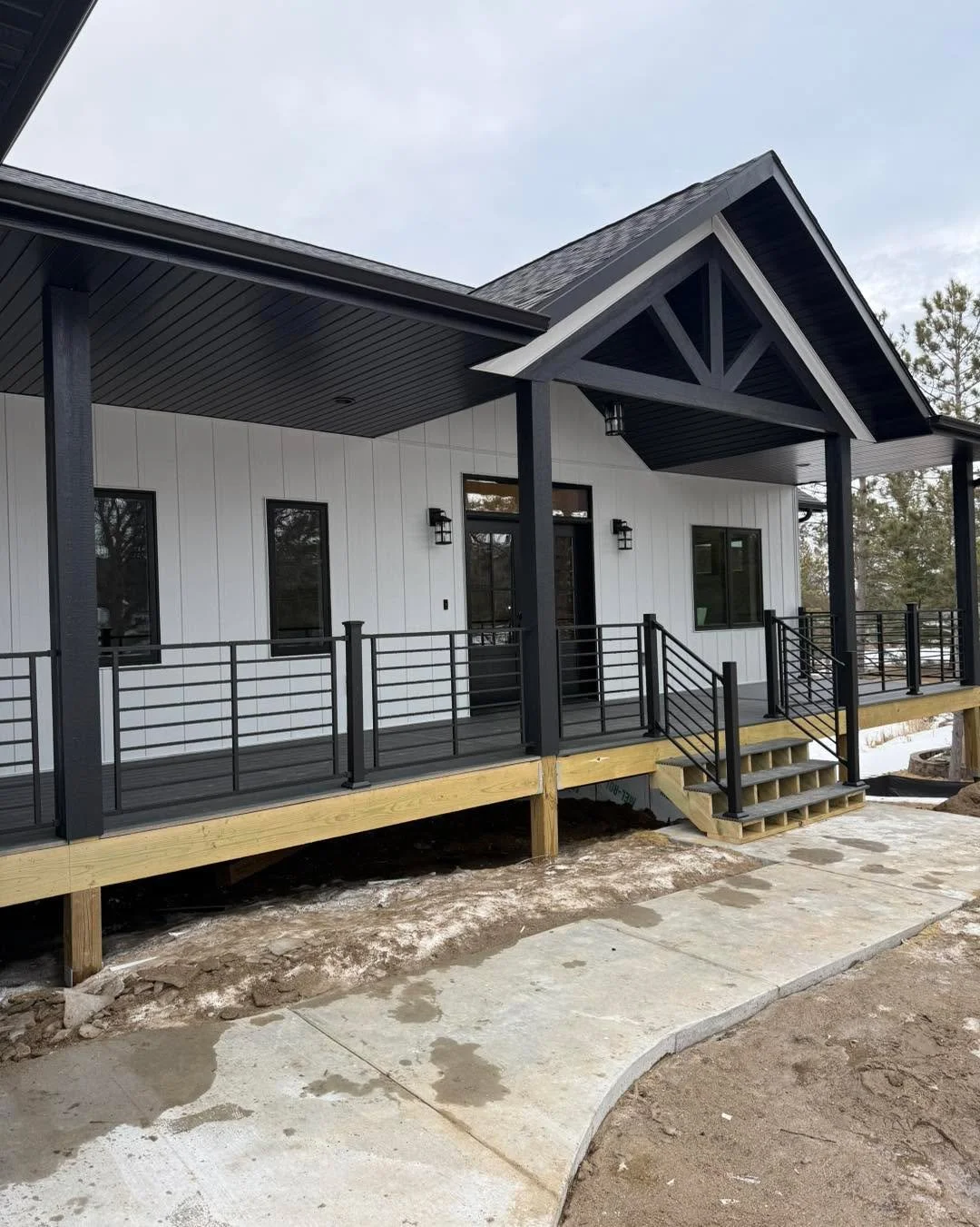 This week we turned over another stunning lakes area project&hellip;2 months ahead of schedule! 🎉 Stay tuned for professional photos this Spring/Summer once the landscaping is finished! 💐  #yourdreamsdelivered #lakelife #newconstruction #remodeler 