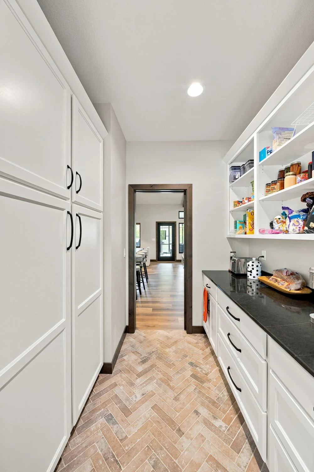 pantry of lake home near Big Detroit Lake