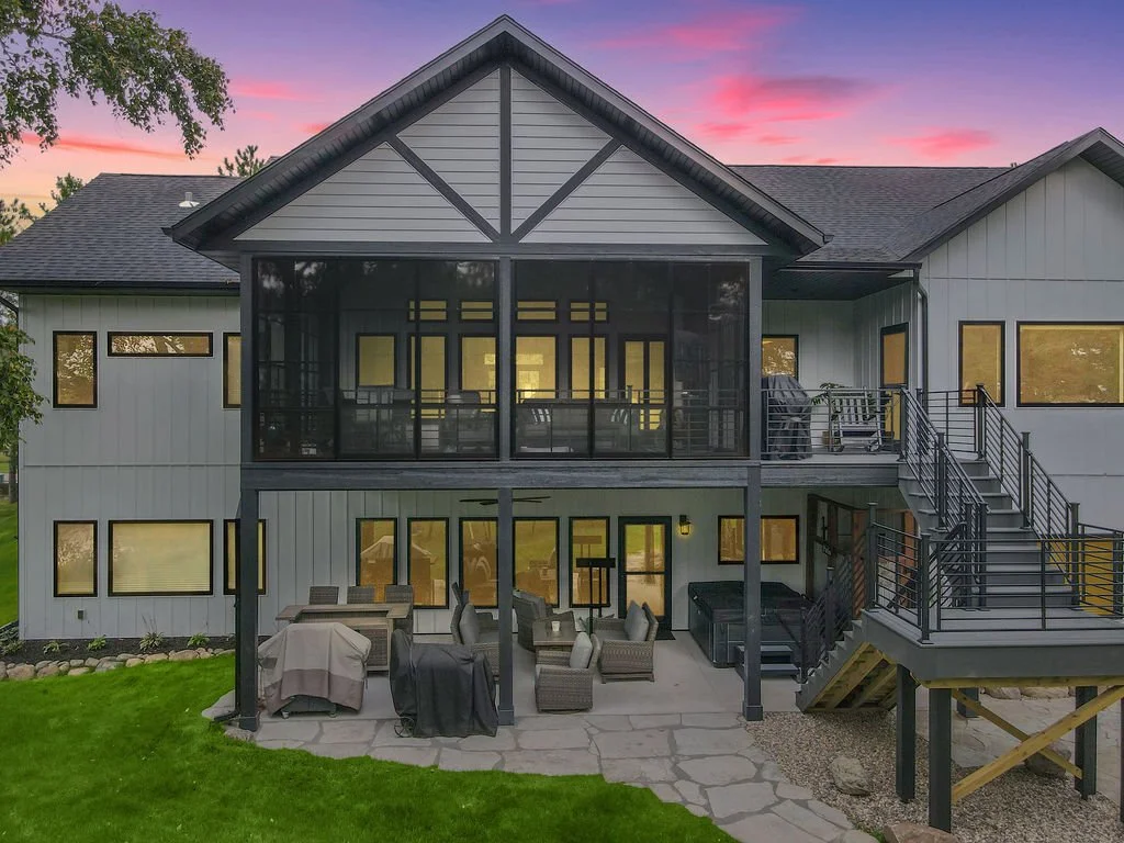 exterior of lake home near Big Detroit Lake
