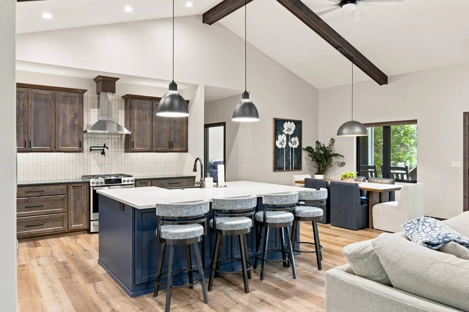 large kitchen in home near Big Detroit Lake
