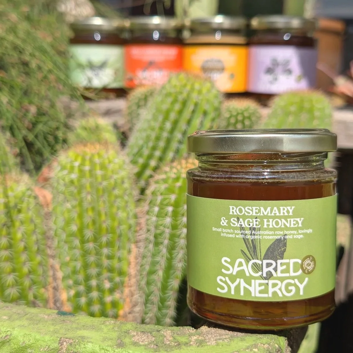 Rosemary and Sage Infused Raw Honey