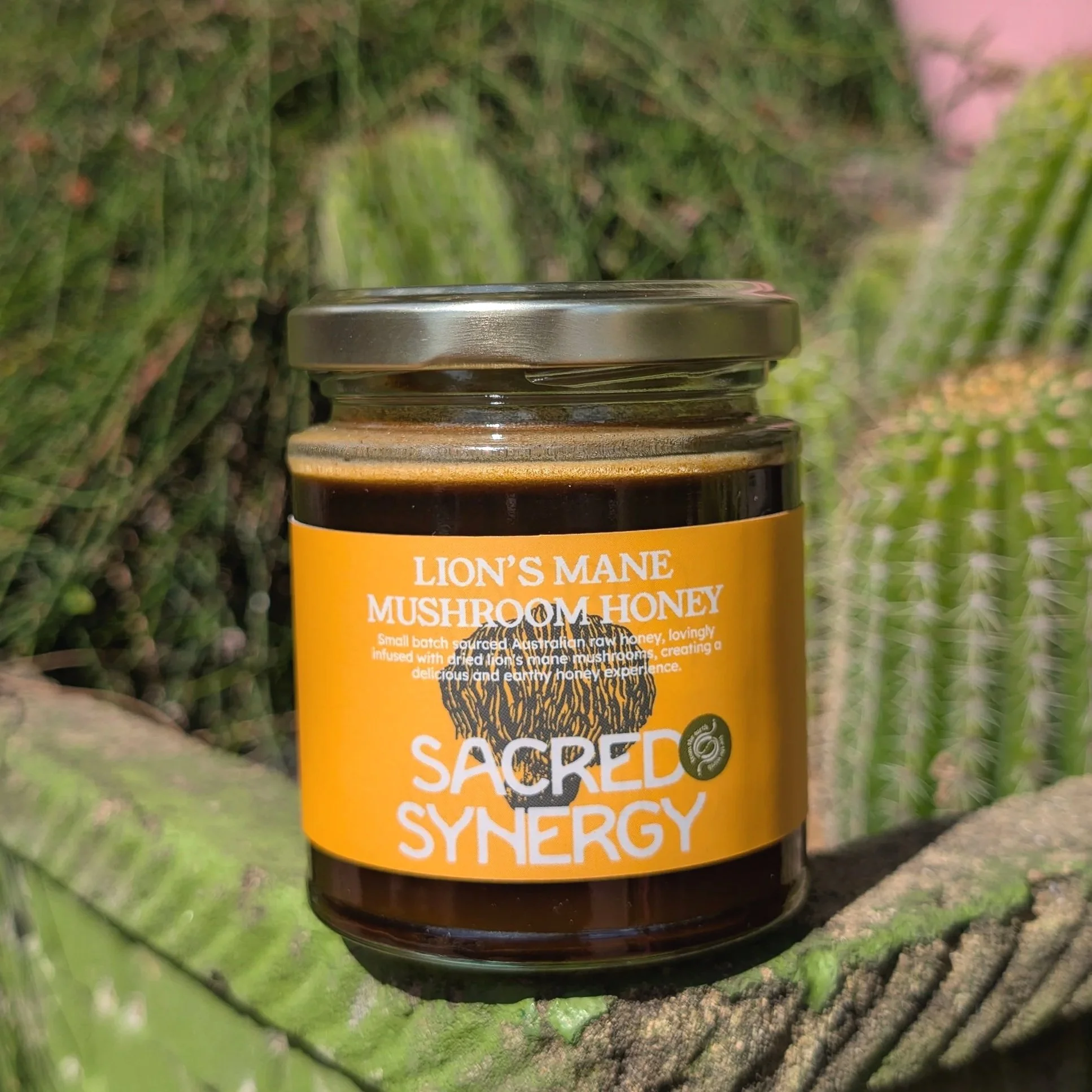 Lion's Mane Mushroom Raw Honey