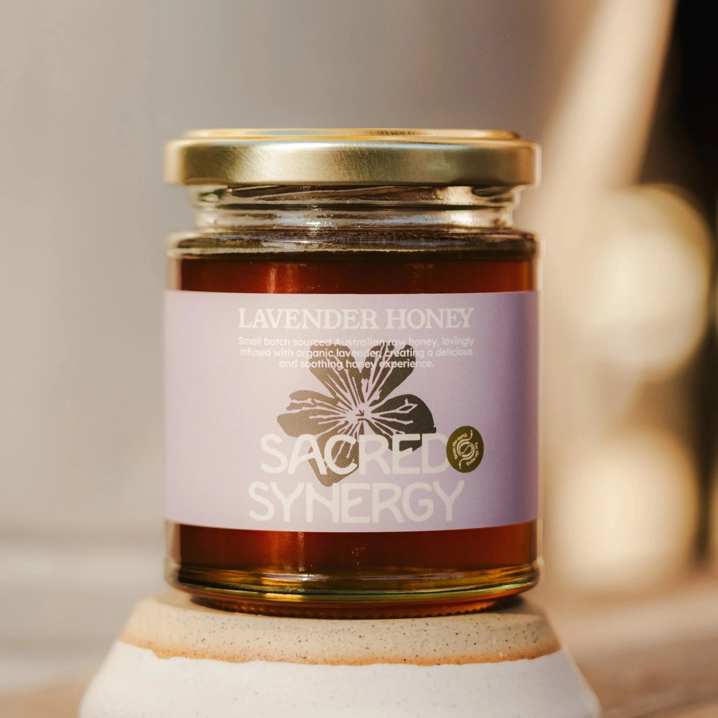 Lavender Infused Raw Honey