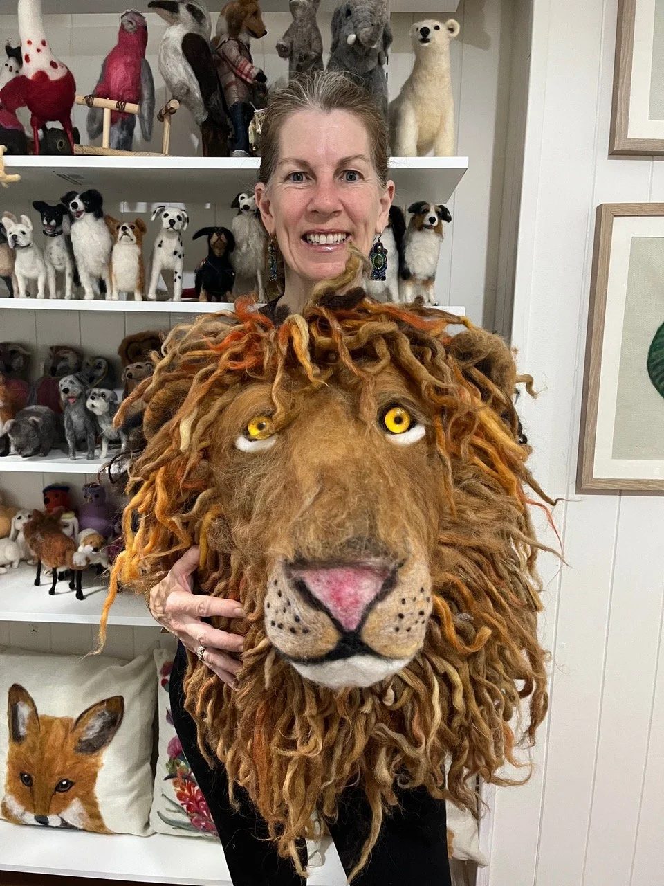 Wild Woolly Felting: Lion Taxidermy