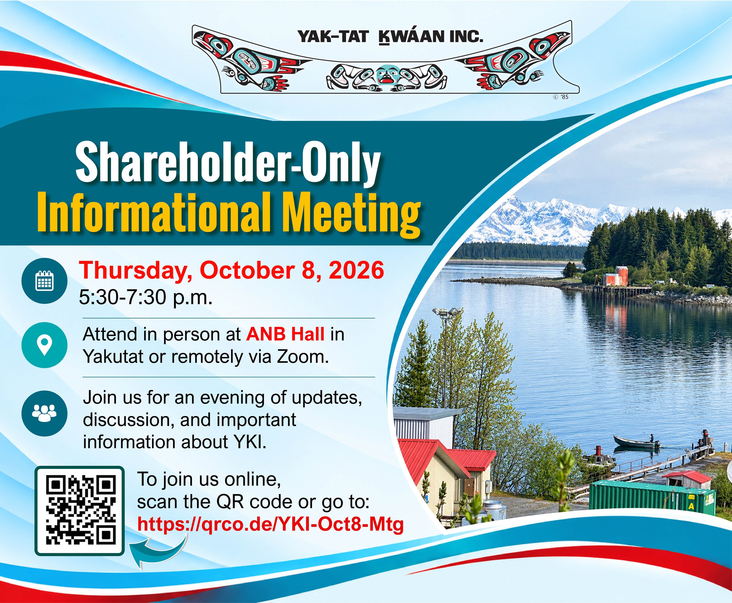 Shareholder-Only Informational Meeting - Oct. 8, 2026