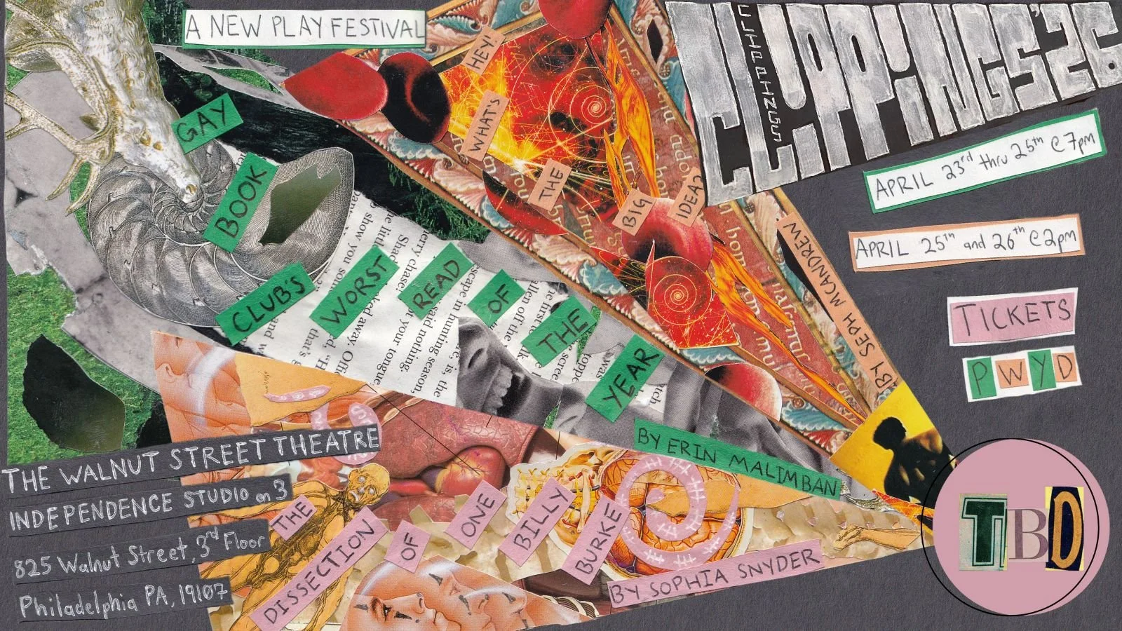 TBD presents Clippings 26: A new play festival