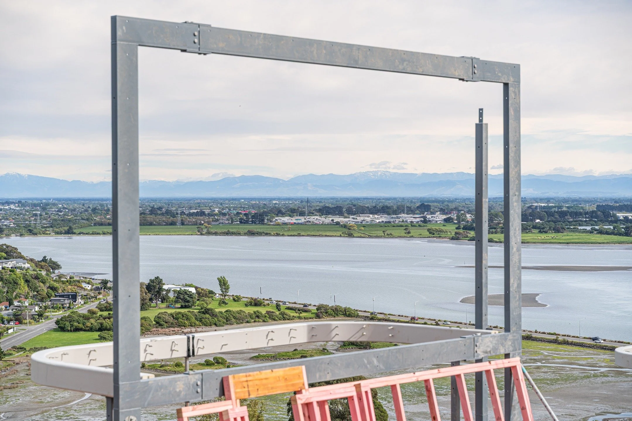 The view&rsquo;s about to get a whole lot better. 👀 

Balcony steel&rsquo;s in, and this beauty on Inverness Lane is already shaping up to catch every bit of that hilltop sun! 

#mhc #development #christchurchbuild #nzbuilder #construction #architec