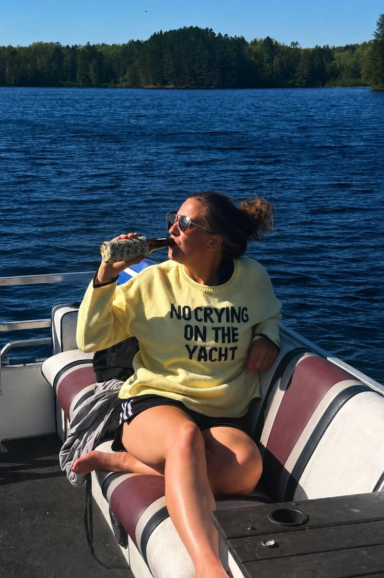 No Crying on the Yacht visual