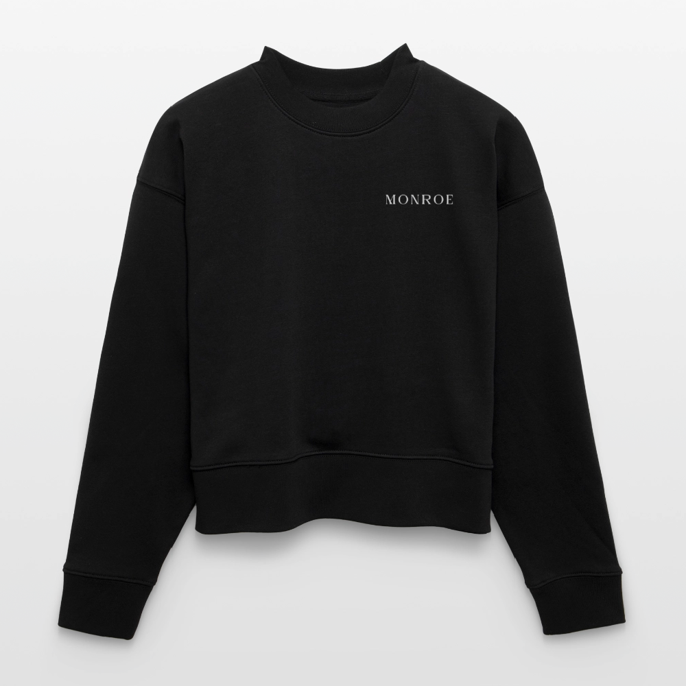 Cropped black sweatshirt