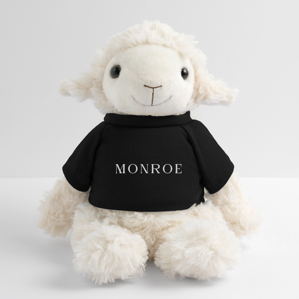Soft sheep with black tee
