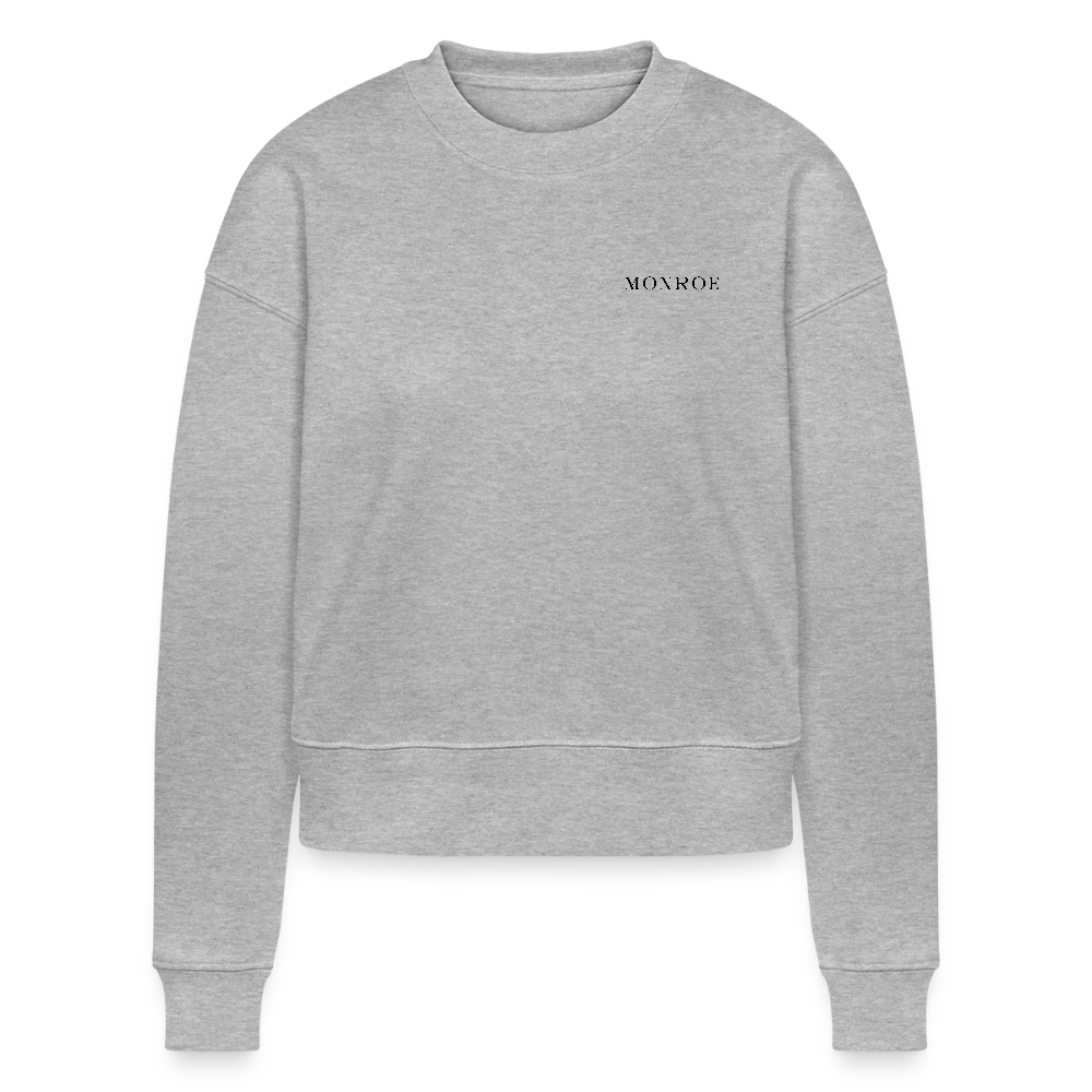 Cropped grey sweatshirt