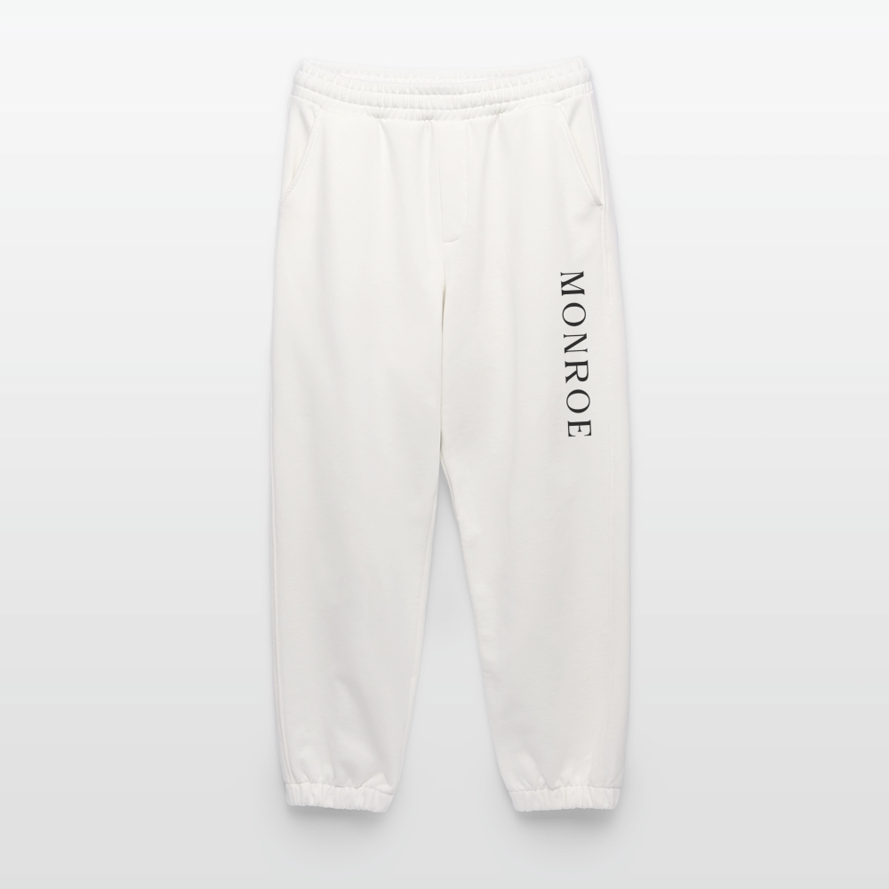 White joggers