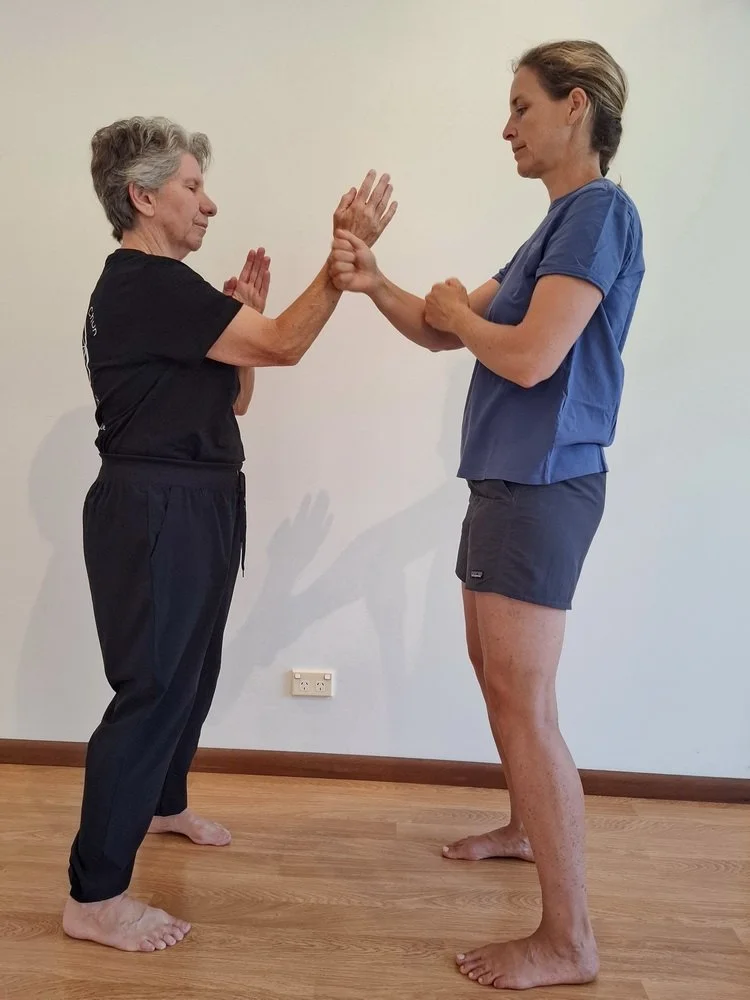 Chain punching and parry (deflect and strike) exercise-1