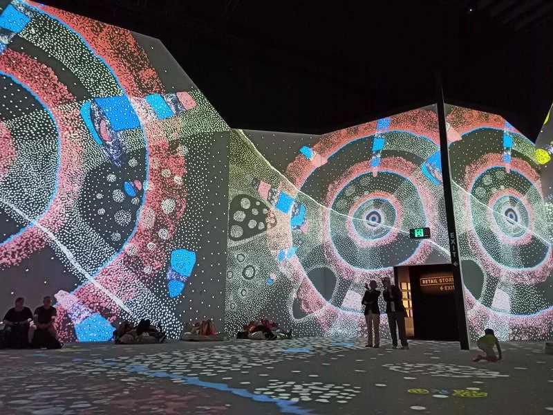Melbourne Artists works
First Nations exhibition
Connection LUME
