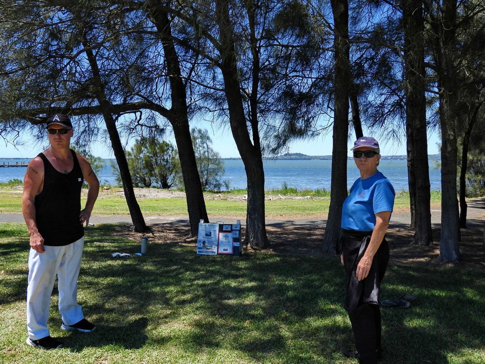 Training with Sifu Scott at Lake Illawarra