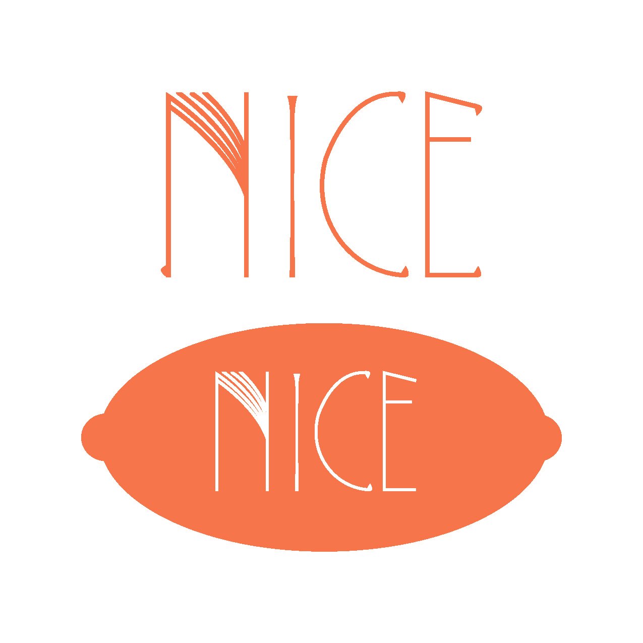 Inspired by Nice markets, ocean, and
art deco style