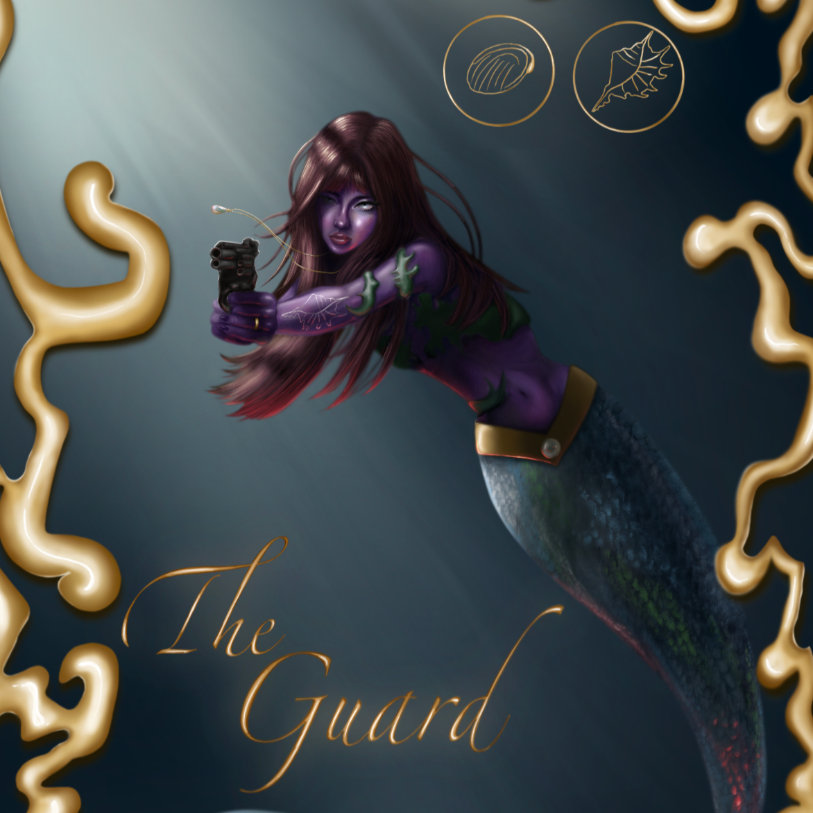 Guard Mermaid Game Card