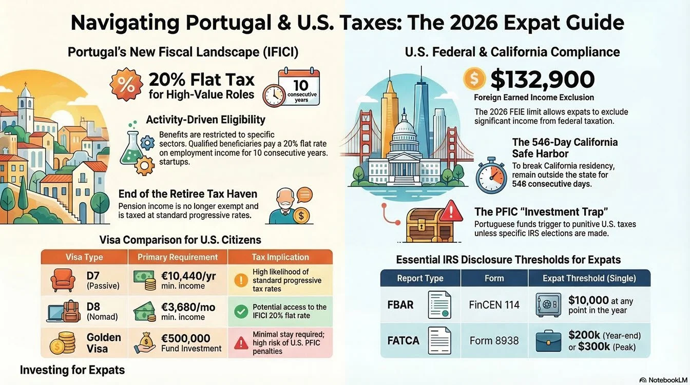 US Expat Guide: Portugal Visas and Taxes