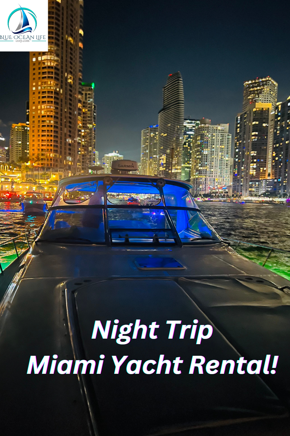 Night Cruise on a Yacht in Miami, Fl
