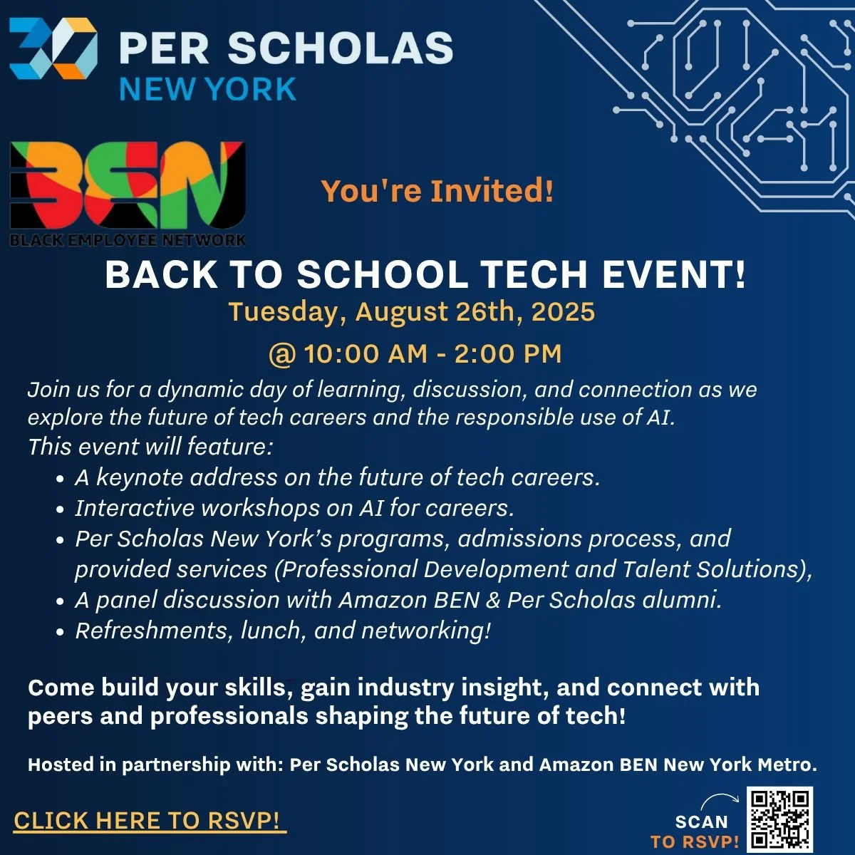 Back to School Tech Event