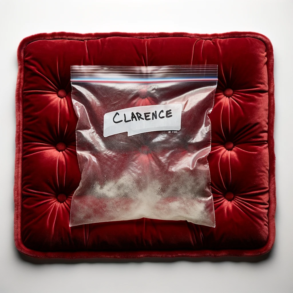 8. A BAGGIE HOLDING THE SOUL OF CLARENCE WILLERS, 1999 C.E.