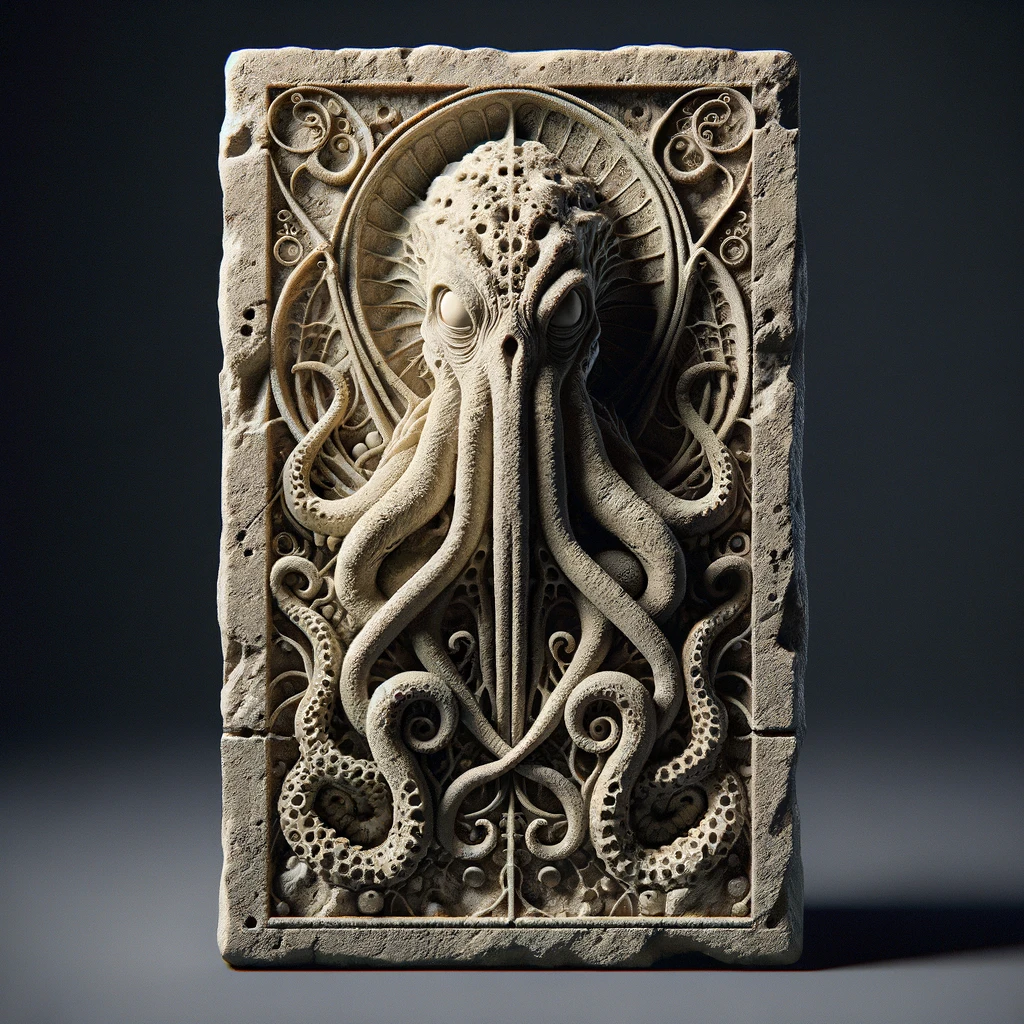 4. AN ANCIENT BAS-RELIEF CARVED LIMESTONE FIGURE OF A SEA DEITY, UNKNOWN CENTURY
