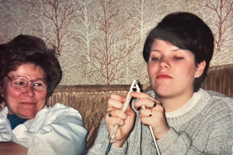 Thirty years ago, she taught me to knit, and those lessons saved me when she passed. Now, West End Woolies is a community of kind, generous people with enormous hearts, doing good in the world&mdash;just like her. Love you always, Momma. Your spirit 