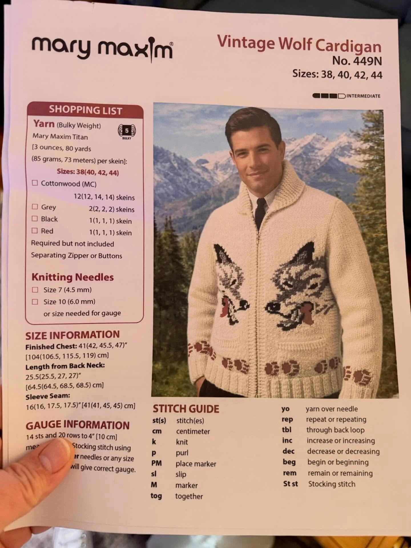 You know I&rsquo;ve been deep in the search for a cardigan pattern &hellip; and today Poppa made a very compelling case.

He showed me this pattern and said, &ldquo;It&rsquo;s everywhere right now&mdash;someone famous wore it and now everyone&rsquo;s