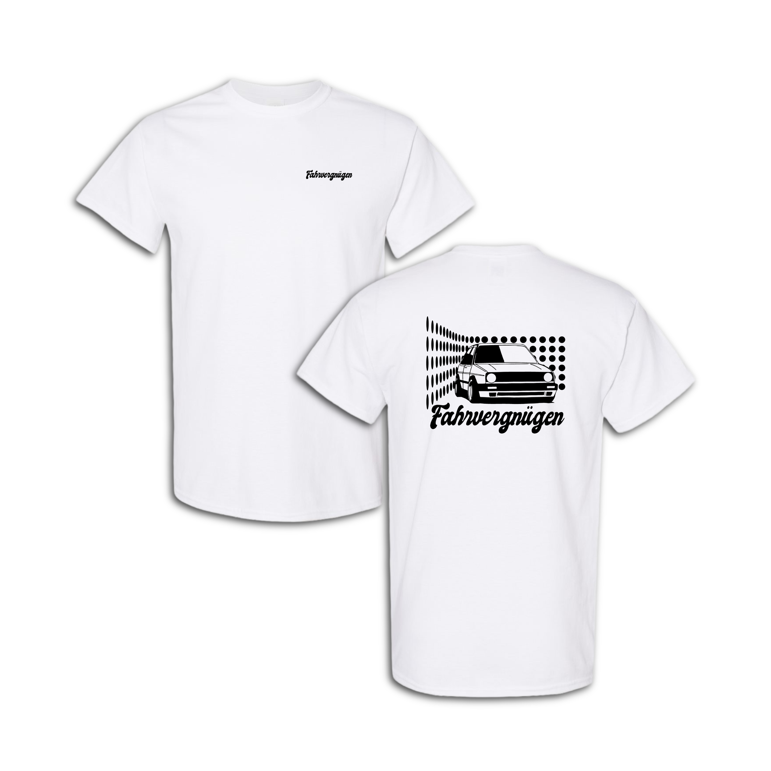 Evergreen Drive Product Image-Fahrvergnügen MK2 t-shirt White.png