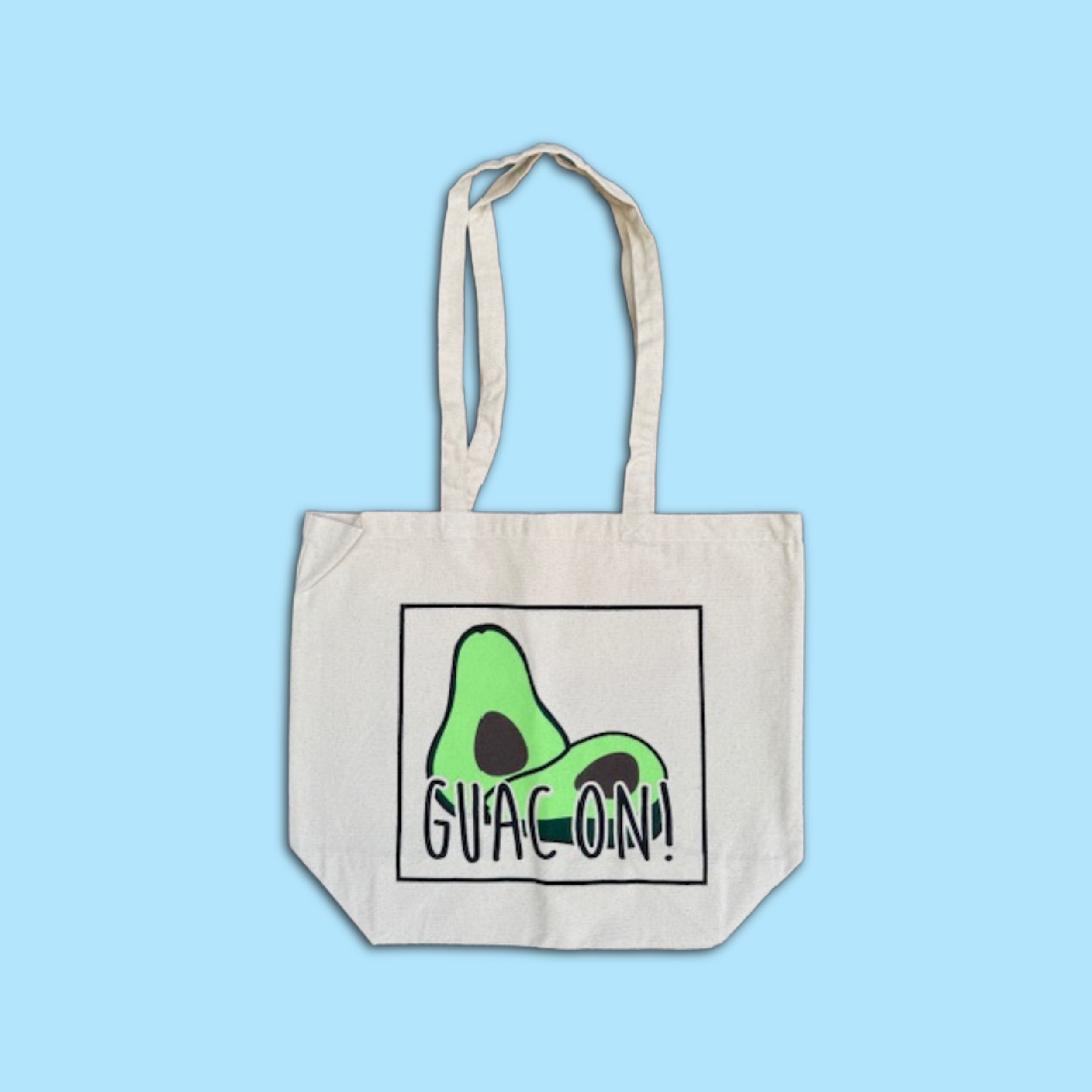 Guac On! Avocado Canvas Tote Bag