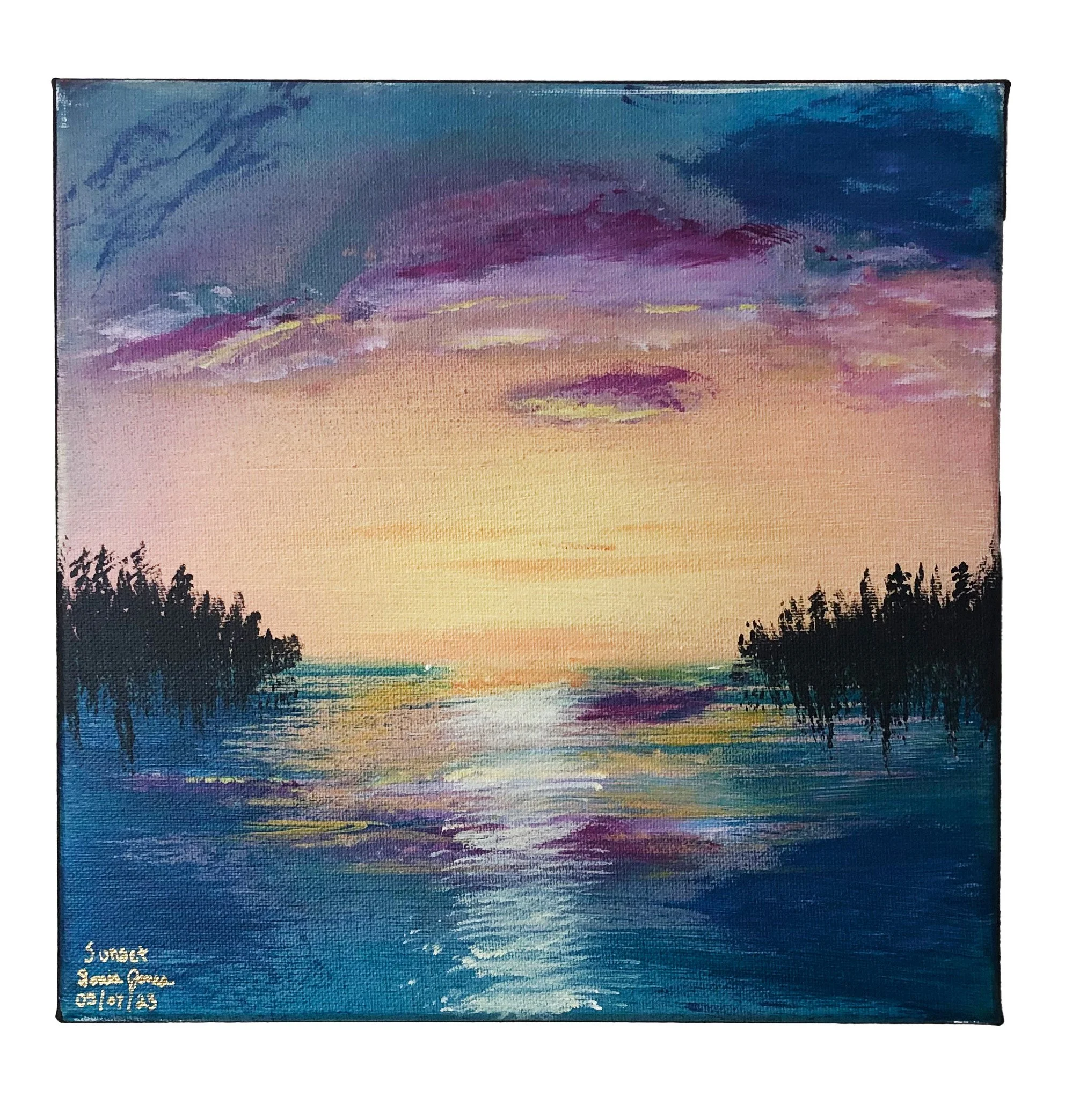Sunset 10x10