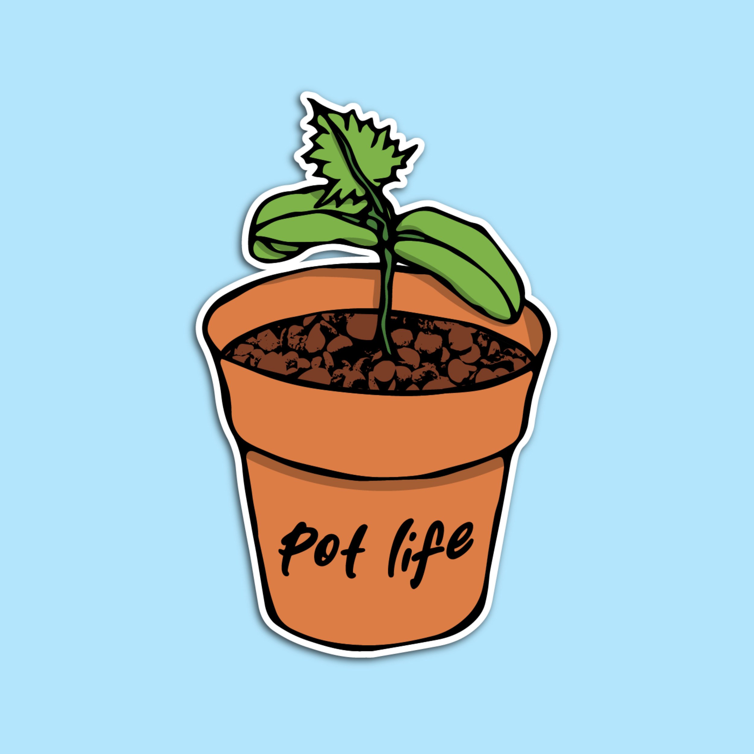 Pot Life Sticker